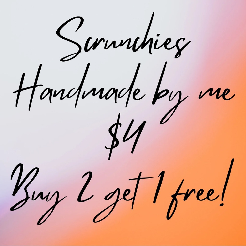 Handmade Scrunchies
